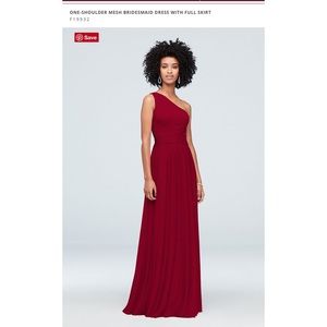 Red Bridesmaids dress